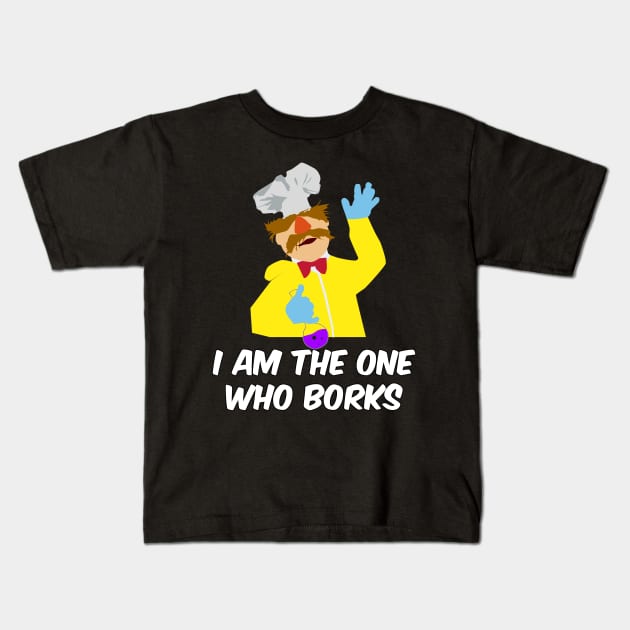 the one who borks! Kids T-Shirt by Edenave